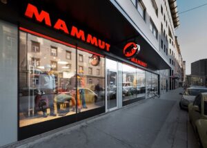 Ansicht des Mammut Stores